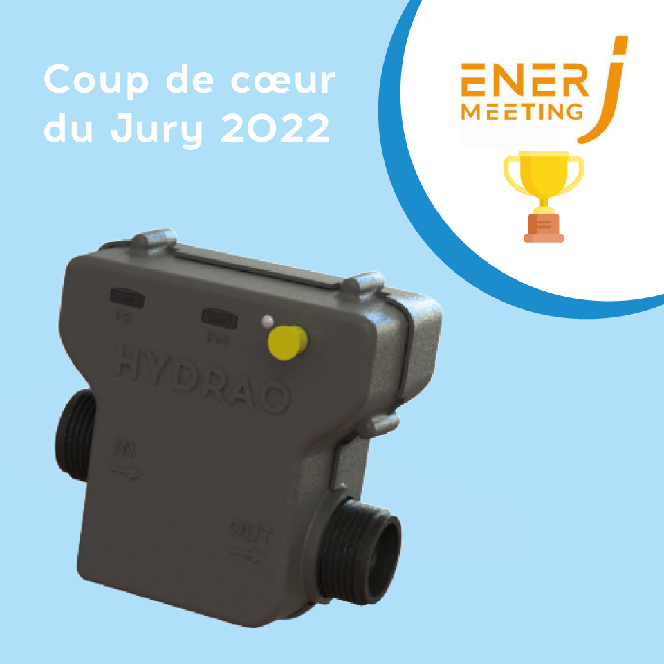 Hydrao reçoit le Trophée « Coup de cœur du Jury 2022 » à EnerJ Meeting Paris, journée de l’efficacité énergétique et environnementale du bâtiment